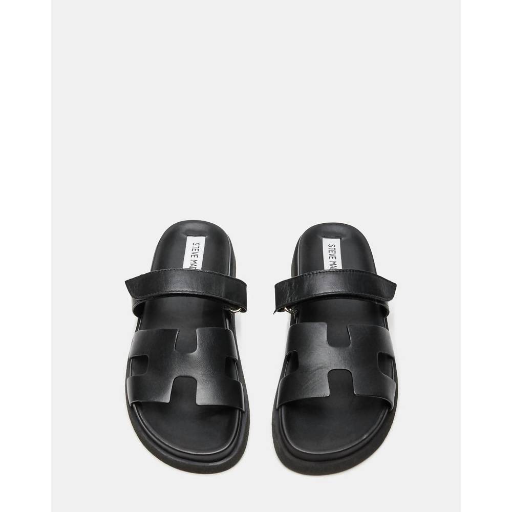 NEW STEVE MADDEN women's mayven sandal in black - Picture 4 of 5